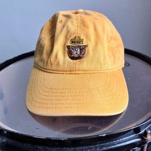 Yellow Smokey the Bear dad hat